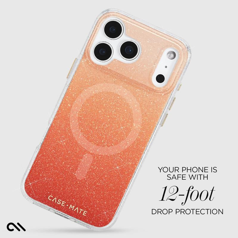 Sheer Twinkle Orange Ombré Magsafe - Iphone 17 Pro Max