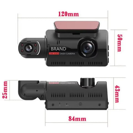 Front and Rear Camera HD Dash Cam 1080P Car Recorder HD inside Front Rear Camera Dual Lens Recorder