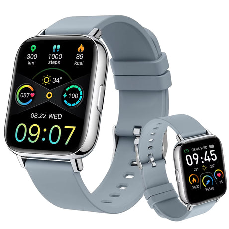 Smart Watch, Fitness Tracker 1.69" Touch Screen Smartwatch Fitness Watch Heart Rate Monitor/Pedometer/Sleep Monitor.