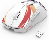 M918AK 3-Mode Wireless Gaming 55G Lightweight 26K DPI Ergonomic Natural Grip Build Mouse, White
