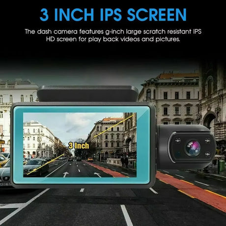 Front and Rear Camera HD Dash Cam 1080P Car Recorder HD inside Front Rear Camera Dual Lens Recorder