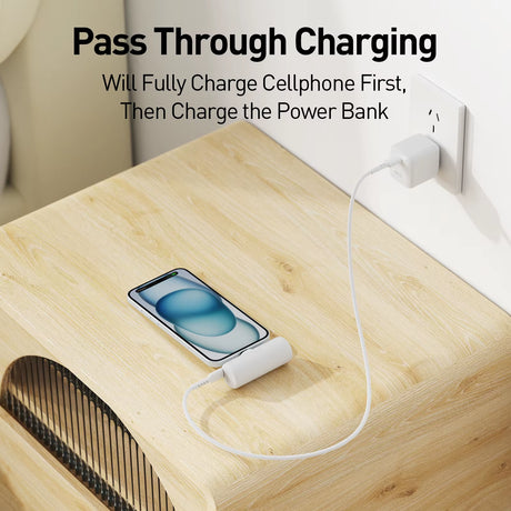 Capsule Portable Charger 4500Mah Power Banks :External Battery Pack for Iphone All Models, Samsung S24/23, Android