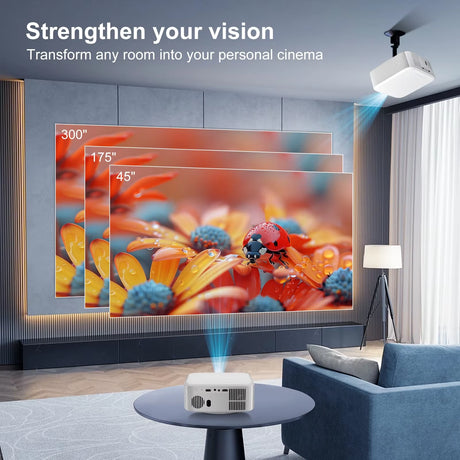 P92 Max Projector 4K Android 13 Whaleos Native 400ANSI Dual Wifi6 BT5.1 1920*1080P Cinema Home Theater Shipping from UK