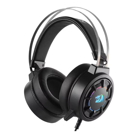 H314 RGB Gaming Headset - Wired Computer Headset with 40Mm Drivers, USB Connection, Lightweight Design, and Soft PU Lea