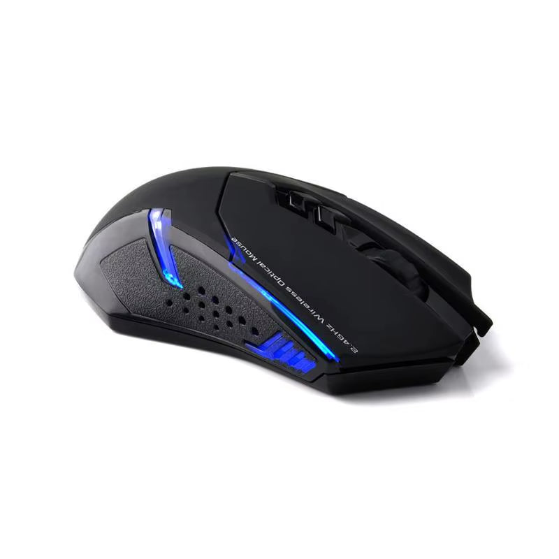 ET X-08 2000DPI Adjustable 7Button 2.4G Wireless Gaming Mouse Professional Wireless Gaming Mouse for Gamer Mute LED Mice for PC