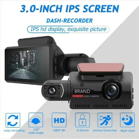 Front and Rear Camera HD Dash Cam 1080P Car Recorder HD inside Front Rear Camera Dual Lens Recorder