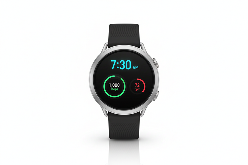 smart watch in white background